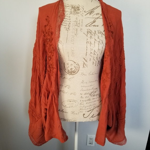 Free People rust kimono - Picture 4 of 7